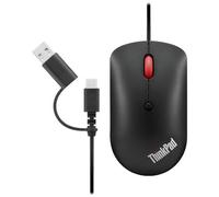 Lenovo 4Y51D20850 ThinkPad Compact Mouse Cablato Ottico Nero 4 Tasti 800 dpi, 1
