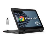 Lenovo 500e Chromebook Gen 3 Touchscreen Chromebook Laptop, 11,6" HD Rugged 2 in 1 Chromebook, Intel Celeron N5100 Quad-core (4 Core) 1.10 GHz, 8 GB RAM, 64 GB SSD, Grigio, Scheda USB 32GB