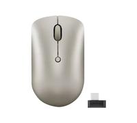 Lenovo 540 Mouse Wireless Compatto con Ricevitore USB-C, Ambidestro, fino a 2400 DPI, Portatile per Laptop e PC, sabbia