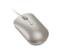 Lenovo 540 USB-C - Mouse per computer con connessione cablata per PC, laptop, computer con Windows o Chrome OS, design ambidestro, 4 pulsanti, dimensioni compatte -Sand