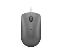 Lenovo 540 USB-C - Mouse per computer con connessione cablata per PC, laptop, computer con Windows o Chrome OS, design ambidestro, 4 pulsanti, dimensioni compatte, colore: grigio tempesta