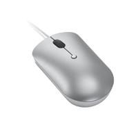 Lenovo 540 USB-C - Mouse per computer con connessione cablata per PC, laptop, computer con Windows o Chrome OS, design ambidestro, 4 pulsanti, dimensioni compatte, colore: grigio nuvola