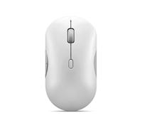 Lenovo 700 - Mouse silenzioso wireless multi-dispositivo (ottico a infrarossi, ricevitore USB, Bluetooth 5.3 Dual, Ergonomico, Ambidestro, x1 batteria AA, facile cambio tra 3 dispositivi) - Seashell