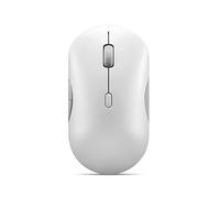 Lenovo 700 - Mouse silenzioso wireless multi-dispositivo (ottico a infrarossi, ricevitore USB, Bluetooth 5.3 Dual, Ergonomico, Ambidestro, x1 batteria AA, facile cambio tra 3 dispositivi) - Seashell