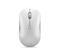 Lenovo 700 - Mouse silenzioso wireless multi-dispositivo (ottico a infrarossi, ricevitore USB, Bluetooth 5.3 Dual, Ergonomico, Ambidestro, x1 batteria AA, facile cambio tra 3 dispositivi) - Seashell