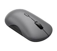 Lenovo 700 - Mouse silenzioso wireless multi-dispositivo (ottico a infrarossi, ricevitore USB, Bluetooth 5.3 Dual, Ergonomico, Ambidestro, x1 batteria AA, facile cambio tra 3 dispositivi) - Grigio