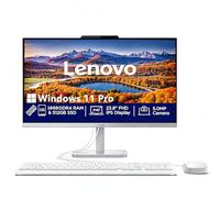 Lenovo A100 24" IPS FHD All in One Desktop Computer | CPU Intel Core i3-N305 (8 Core) | 32GB RAM, 1TB PCIe SSD | WiFi 6, Bluetooth 5.2, HDMI | Windows 11 | Grigio nuvola | Grafica UHD