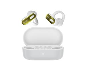 Lenovo Auricolari aperti X500 Bluetooth 6.0 wireless con driver da 11 mm, design ergonomico a orecchio aperto, connettività a doppio dispositivo, microfono integrato, ricarica rapida, bianco
