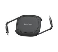 Lenovo Cavo retrattile USB-C da 240 W, ricarica rapida da USB-C a USB-C, design retrattile intelligente, 1,2 m, trasferimento dati 480 Mbps, cavo di ricarica portatile compatto per laptop, tablet