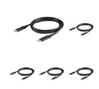 Lenovo Cavo USB-C 1 m, 4X90U90619, con monitor (Confezione da 5)