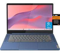 Lenovo Chromebook 14 Touchscreen Laptop (4GB di RAM, 128GB di spazio su disco, 8-Core MediaTek Kompanio 520, 13 ore di durata della batteria, webcam