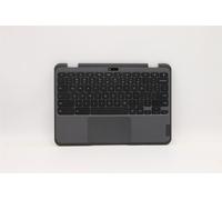 Lenovo Chromebook 500e 3 Tastiera Palmrest Top Cover US Nero Grigio 5M11C88952