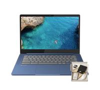 Lenovo Chromebook Ideapad Slim 3 - Chrome OS, display FHD 14", durata della batteria 13,5 ore, MediaTek Kompanio 520 (8-Core), Wi-Fi 6, 4 GB di RAM, 92 GB di memoria (64 GB eMMC+32 GB SD)