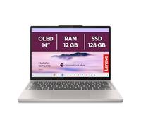 Lenovo Chromebook Plus 14" - Notebook Display OLED WUXGA (1920x1200), MediaTek Kompanio U910, 12GB RAM, 128GB eMMC, Wi-Fi7, ChromeOS - Seashell