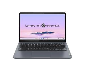 Lenovo Chromebook Plus IdeaPad 3i | Display Full HD 14" | Intel Core i3-N305 | 8 GB di RAM | SSD 128 GB | Scheda grafica Intel | ChromeOS | QWERTZ | Grigio