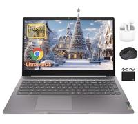 Lenovo Chromebook Premium 15.6 pollici FHD Slim Light Laptop Computer Business & Student, Intel Celeron N4500, 4 GB di RAM, 192 GB di memoria (64 GB eMMC + scheda da 128 GB), WiFi 6, batteria lunga