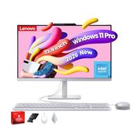Lenovo Computer desktop A100 All-in-One - Display FHD da 23,8 pollici, processore Intel N100, Wi-Fi 6, tastiera e mouse, Windows 11 Pro, per casa e scuola, 16 GB RAM 512 GB SSD