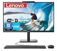 Lenovo Computer desktop FHD All-in-One da 24", processore Intel 4-Core (Beats i3-1110G4), 16 GB di RAM, SSD PCIe da 1 TB, HDMI, WiFi 6, RJ45, Bluetooth, Business AIO, Vent-Hear, tastiera e mouse
