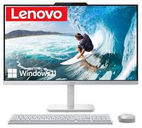 Lenovo Computer desktop FHD All-in-One da 24", processore Intel 4-Core (Beats i3-1110G4), 8 GB di RAM, SSD PCIe da 512 GB, HDMI, WiFi 6, RJ45, Bluetooth, Business AIO, Vent-Hear, tastiera e mouse