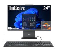 Lenovo Computer desktop ThinkCentre All-in-One da 24 pollici • Processore AMD Ryzen 5 a 6 core • DDR5 da 32 GB • SSD da 1 TB • Wi-Fi 6 • Ingresso e uscita HDMI • KB e mouse cablato • Windows 11 Pro