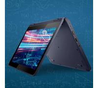 Lenovo Computer portatile 2 in 1 da 500 W Gen 3, touchscreen HD da 11,6", Intel Pentium Silver N6000, 8 GB di RAM, SSD da 128 GB, HDMI, webcam, lettore di schede MicroSD, touchpad, Wi-Fi 6, Windows 11