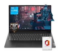 Lenovo Computer portatile aziendale, display FHD da 15,6 pollici, Intel Core i3-1215U, batteria a lunga durata, durata di grado militare, porta Ethernet RJ-45, USB-C, ufficio di 1 anno, Windows 11 Pro