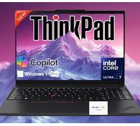 Lenovo Computer portatile aziendale ThinkPad E16 Gen 2 2025, Intel Core Ultra 7 155U (>i7-13700H), RAM DDR5 da 32 GB, SSD da 1 TB, display FHD da 16 pollici, KB retroilluminato, impronte digitali, Win