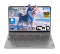 Lenovo Computer portatile aziendale V15 G4 da 15,6", display antiriflesso FHD, Intel 10-Core i7-13620H (Beat Ultra 7 255U), 16 GB di RAM, SSD da 1 TB, WiFi 6, Bluetooth 5.2, Windows 11 Home, con kit