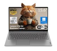 Lenovo Computer portatile aziendale V15 G4 da 15,6", display antiriflesso FHD, Intel 10-Core i7-13620H (Beat Ultra 7 255U), 40 GB di RAM, SSD da 1 TB, WiFi 6, Bluetooth 5.2, Windows 11 Pro, con kit di