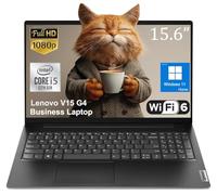 Lenovo Computer portatile aziendale V15 G4, display antiriflesso FHD da 15,6", Intel 8-Core i5-13420H (Beat i7-1355U), RAM da 24 GB, SSD da 1 TB, WiFi6, Bluetooth5.2, RJ-45, Windows 11 Home, con kit