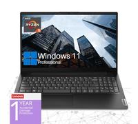 Lenovo Computer portatile aziendale V15 Gen 4, schermo FHD da 15,6 pollici, AMD Ryzen 5 5500U, 12 GB di RAM, SSD da 512 GB, webcam, RJ-45, Wi-Fi, Windows 11 Pro, nero, ADP aggiuntivo da 1 anno