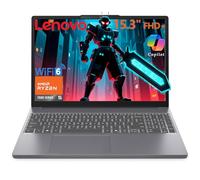 Lenovo Computer portatile da gioco, display WUXGA IPS da 15", AMD Ryzen 5 7535HS, RAM DDR5 da 8 GB, SSD PCIe da 256 GB, grafica Radeon 660M, PC Copilot AI, WiFi 6, Bluetooth 5.3, HDMI, Type-C, Luna