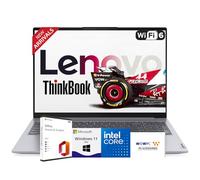 Lenovo Computer portatile Thinkbook da 16 pollici (edizione 2025/2026) con Microsoft Office, Intel 8-Core i5-13420H, RAM da 32 GB, SSD da 1 TB, design ultra silenzioso, lunga durata della batteria