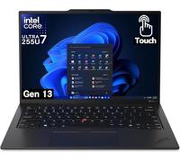 Lenovo Computer portatile touchscreen ThinkPad X1 Carbon Gen 13 con processore Intel Ultra 7 255U, WUXGA 100% sRGB da 14 pollici, RAM DDR5 da 32 GB, SSD NVMe Performance da 1 TB, fotocamera FHD+ IR+