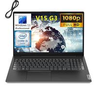 Lenovo Computer portatile V15 G3, display FHD da 15,6 pollici, Intel 10 core i5-1235U di 12a generazione (Beat i7-1195G7), RAM DDR4 da 40 GB, SSD PCIe da 1 TB, WiFi, BT 5.1, Windows 11 Pro, cavo