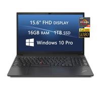 Lenovo Computer portatili ThinkPad E15 Gen 3 2022 per aziende e professionisti, computer FHD da 15,6 pollici, AMD Ryzen 7 5700U, 16 GB di RAM, SSD da 1 TB, webcam, Bluetooth, Windows 10 Pro, cavo HDMI