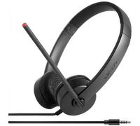 Lenovo Stereo Analog Auricolare Cablato A Padiglione Ufficio Nero
