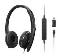 LENOVO - 4XD1M45627 cuffia e auricolare Cablato A Padiglione USB tipo-C Nero