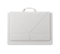 Lenovo Custodia a tasca per laptop con display da 14 pollici, organizer multi-scomparto con supporto convertibile, custodia protettiva leggera in poliestere e microfibra, conchiglia