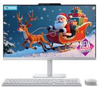 Lenovo Desktop All-in-One con processore Intel 4-Core | Display Full HD da 24 pollici | RAM DDR4 da 12 GB, SSD PCIe da 512 GB | WiFi 6| Bluetooth| HDMI, USB, porte Ethernet, Windows 11 Pro | Per uso