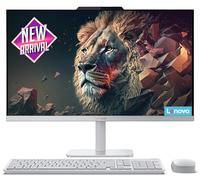 Lenovo Desktop All-in-One con processore Intel 4-Core | Display Full HD da 24 pollici | RAM DDR4 da 8 GB, SSD PCIe da 512 GB | WiFi 6| Bluetooth| HDMI, USB, porte Ethernet, Windows 11 Pro | per uso