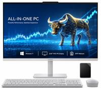 Lenovo Desktop tutto in uno con CPU Intel Ultra-Fast 4-Core | Display Full HD da 24 pollici | 32 GB di RAM, SSD PCIe da 1 TB | Wi-Fi 6| Bluetooth| USB, porta Ethernet | Windows 11 | Uscita HDMI |