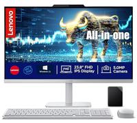 Lenovo Desktop tutto in uno con CPU Intel Ultra-Fast 4-Core | Display Full HD da 24 pollici | 32 GB di RAM, SSD PCIe da 1 TB | Wi-Fi 6| Bluetooth| USB, porta Ethernet | Windows 11 | Uscita HDMI |