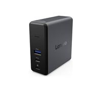 Lenovo Dock GAN (1 x HDMI 2.1, 1 x lettore di schede TF, modulo GAN da 65 W integrato, 1 x USB-A, 1 x USB-C, 1 x USB-C a NB) - Grigio