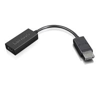 Lenovo Adattatore DisplayPort a HDMI 2.0b Cavo video 25 cm – 04X2753 / 4X90R61023 Nero