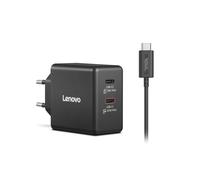 Lenovo Dual USB-C 65W GaN Charger, alimentatore compatto da muro con doppia Type