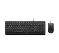 Lenovo Essential Wired Combo Nero Inglese US