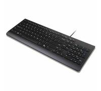 Lenovo Essential Wired Keyboard Black US English - Connettività via cavo - Interfaccia USB tipo A - Tasti di scelta rapida copilota - Windows 10, Windows 11 - Inglese (US) - PC - Interruttore a chiave