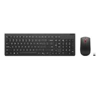Lenovo Essential Wireless Combo tastiera e mouse Gen2 Nero-US Euro