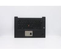Lenovo Extreme P1 3 X1 3rd Tastiera Palmrest Top Cover Indiano Nero 5M10Z39635